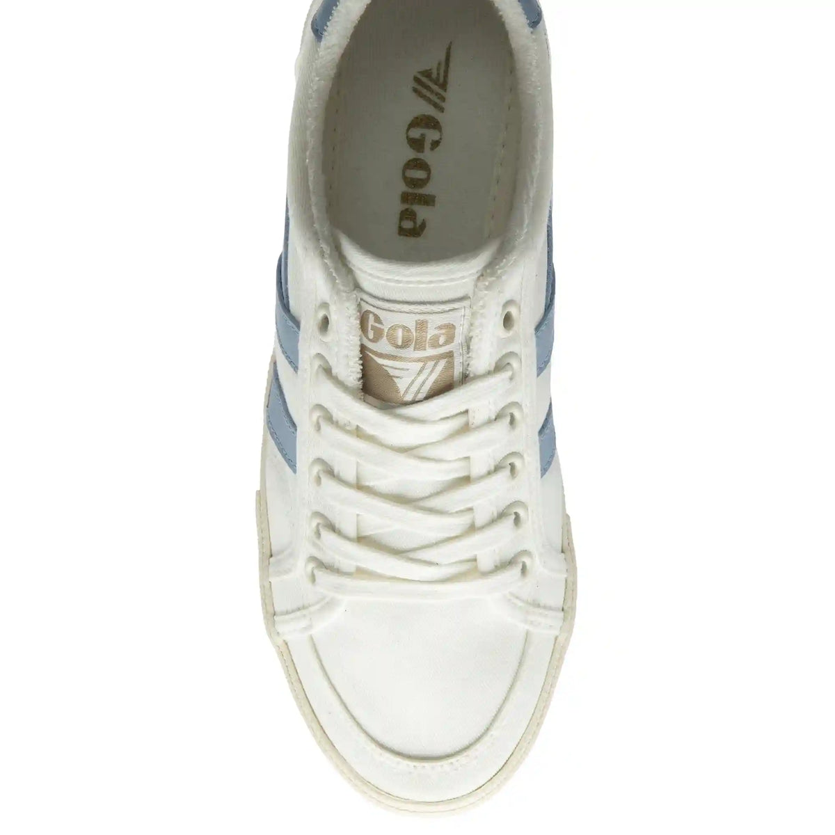 Vegan Gola Classics Women's Stratus Plimsoll Sneakers - Off White/Air