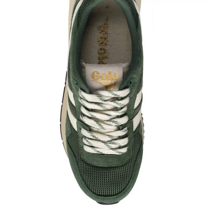 Gola Classics Women's Delta Sneakers - Evergreen/Off White