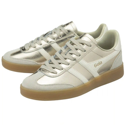 Gola Classics Women's Viper Metallic Sneakers - Gold/Off White/Gum