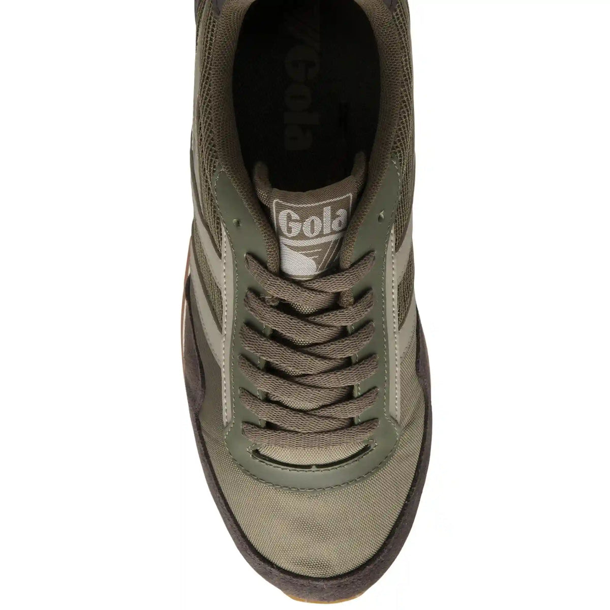 Gola Classics Men's Atlanta Sneakers - Khaki/Rhino/Dark Brown