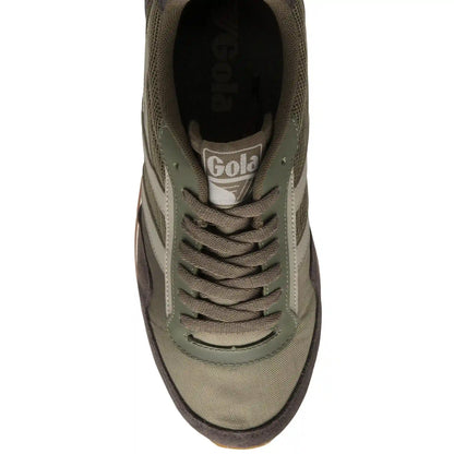 Gola Classics Men's Atlanta Sneakers - Khaki/Rhino/Dark Brown