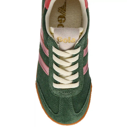 Gola Classics Kids' Elan Glitz Sneakers - Evergreen/Pink/Coral