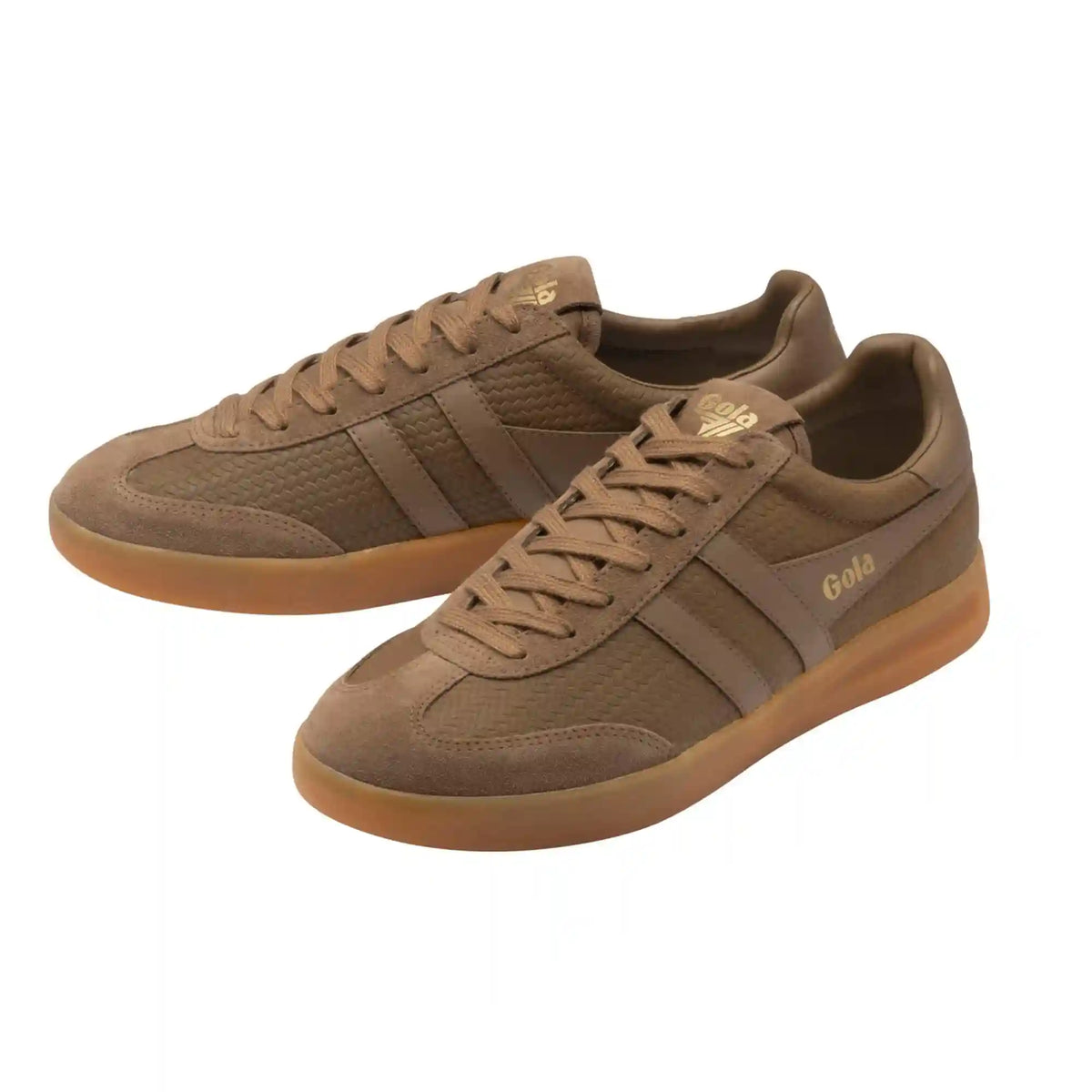 Gola Classics Men's Cyclone Marque Sneakers - Tobacco/Gum