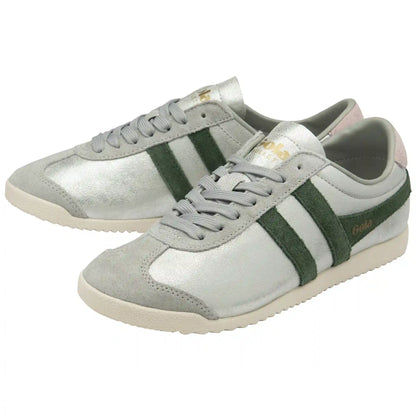 Gola Classics Women's Bullet Blaze Sneakers - Silver/Evergreen/Chalk Pink