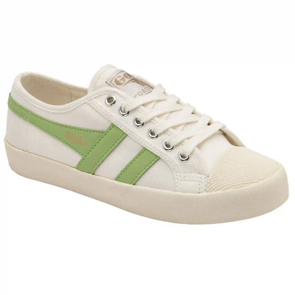 Vegan Gola Classics Women's Coaster - Off White/Patina Green