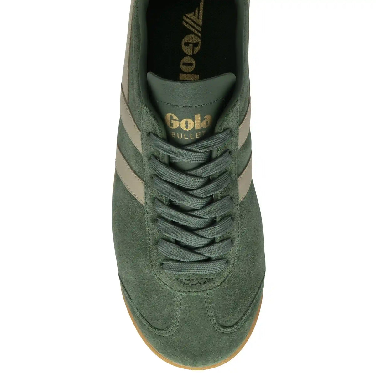 Gola Classics Women's Bullet Suede Sneakers - Evergreen/Bone/Wisteria