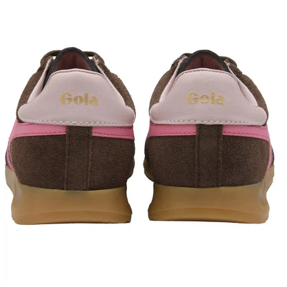 Gola Classics Women's Torpedo Sneakers - Dark Brown/Fluro Pink/Chalk Pink