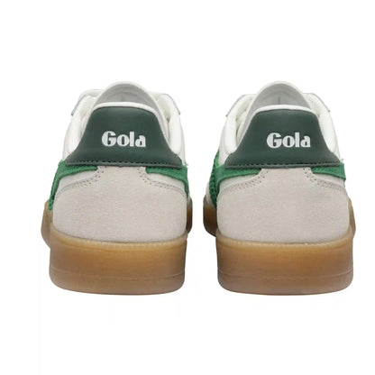 Gola Classics Women's Viper Leather Sneakers - White/Emerald/Evergreen/Gum