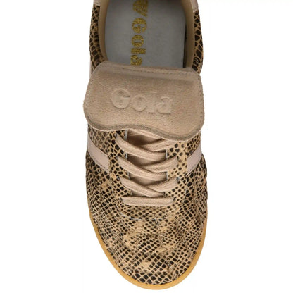 Gola Classics Women's Stadium '86 Sahara Sneakers - Snake/Gold