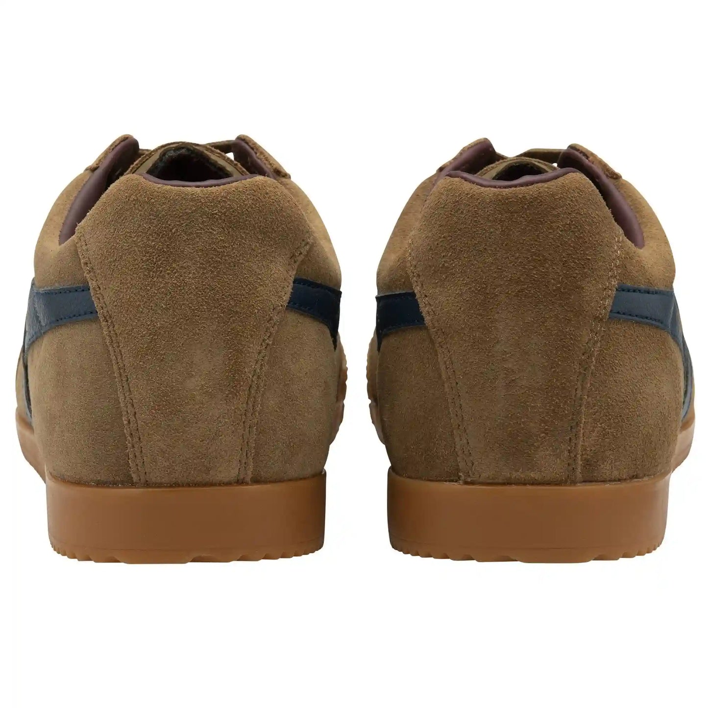 Gola Classics Men's Harrier Suede Sneakers - Tobacco/Navy/Burgundy