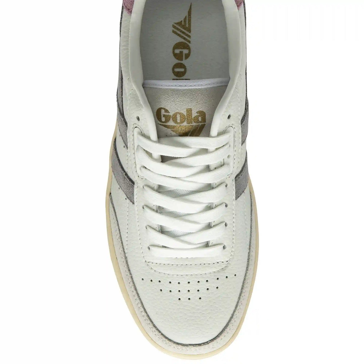 Gola Classics Women's Falcon Sneakers - White/Cement/Candy