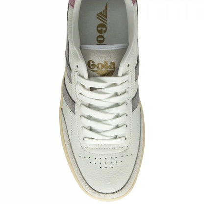Gola Classics Women's Falcon Sneakers - White/Cement/Candy
