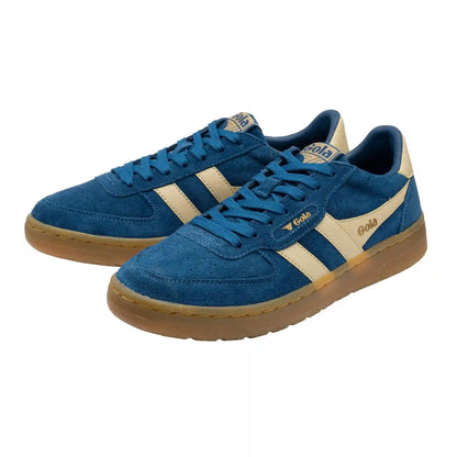 Gola Classics Women's Hawk Suede '86 Sneakers - Marine Blue/Buttermilk/Gum