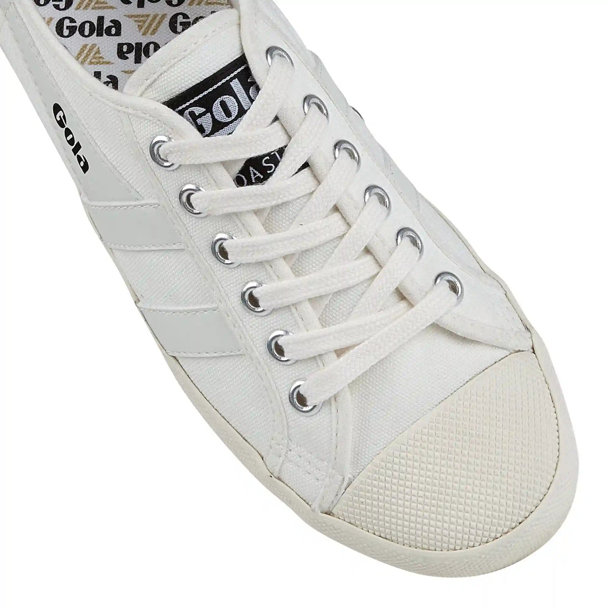 Vegan Gola Classics Women's Coaster - Off White/Off White
