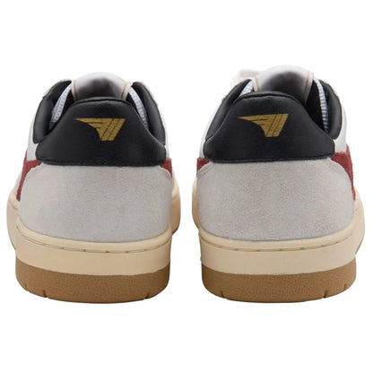 Gola Classics Men's Hawk Sneakers - White/Red Ochre/Black