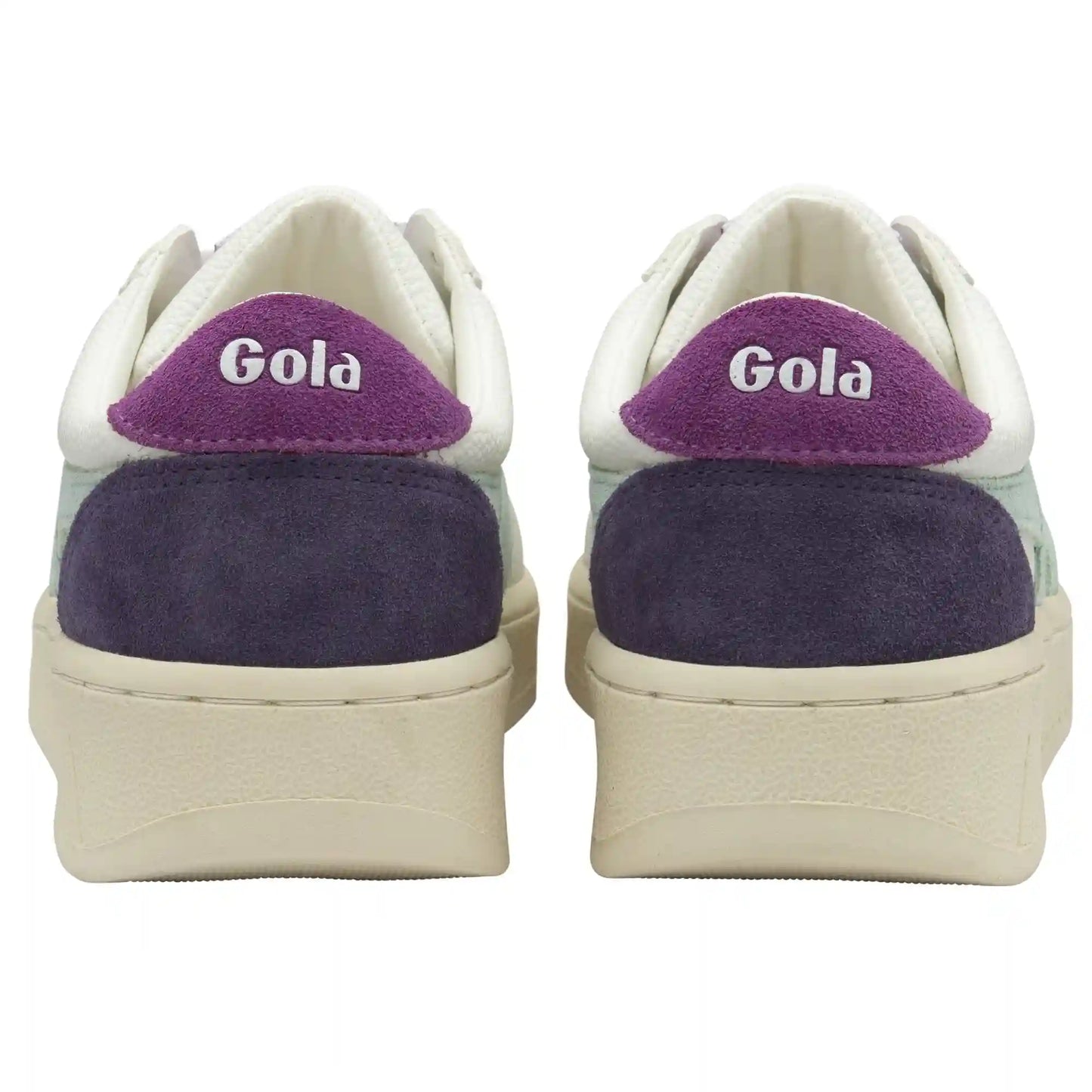 Gola Classics Women's Grandslam Trident Sneakers - White/Surf/Foxglove