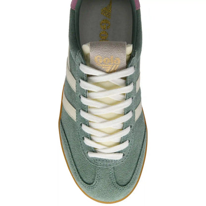 Gola Classics Women's Cyclone Sneakers - Green Mist/Off White/Candy/Gum