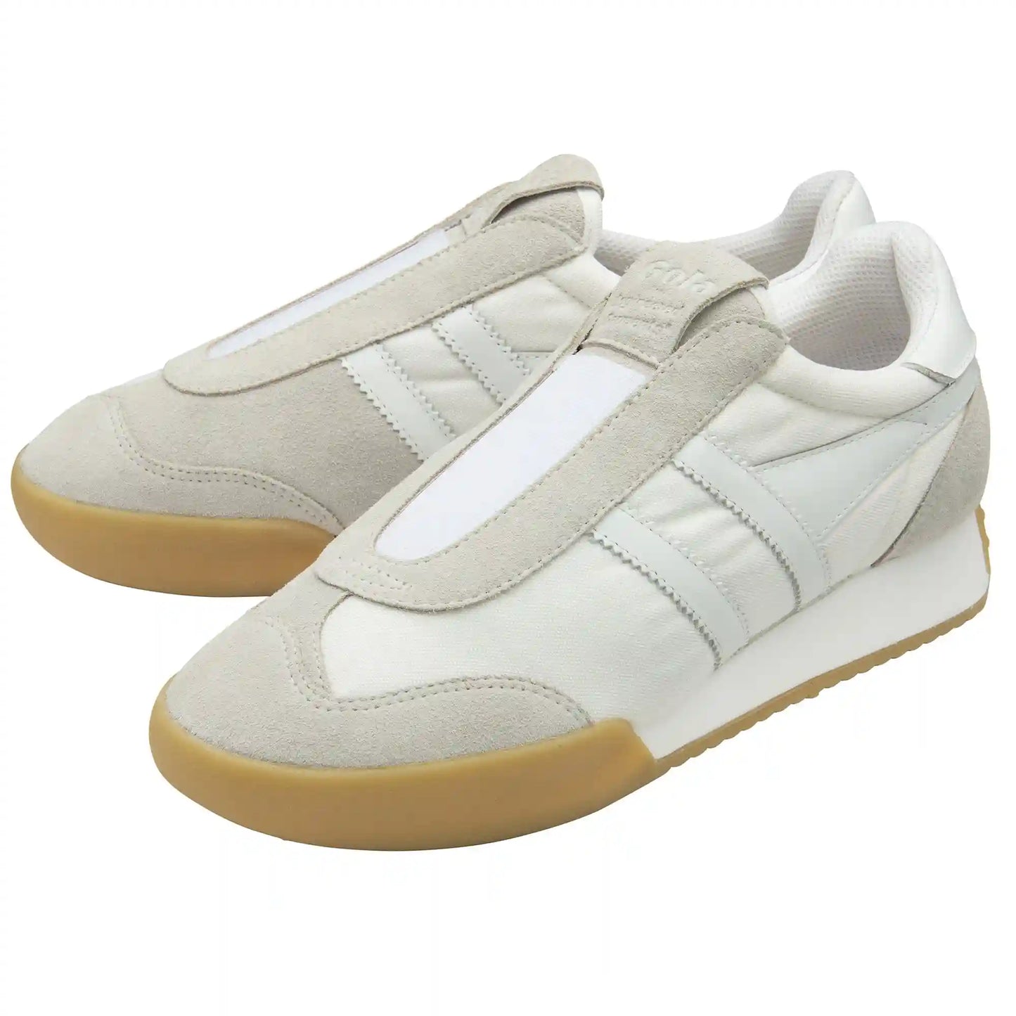 Gola Classics Men's Match Engineered Garment Sneakers - White/White/Gum