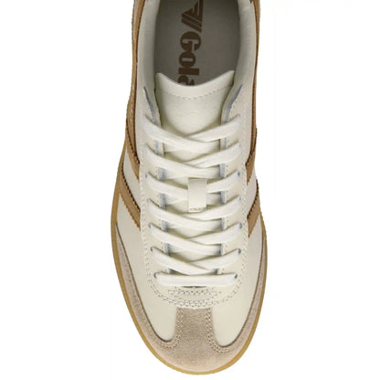 Gola Classics Women's Viper Leather Sneakers - Off White/Bone/Light Caramel/Gum
