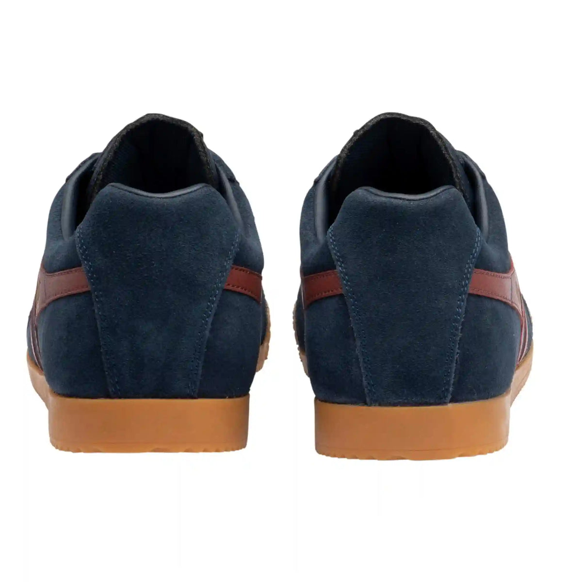 Gola Classics Men's Harrier Suede Sneakers - Navy/Red/Ochre