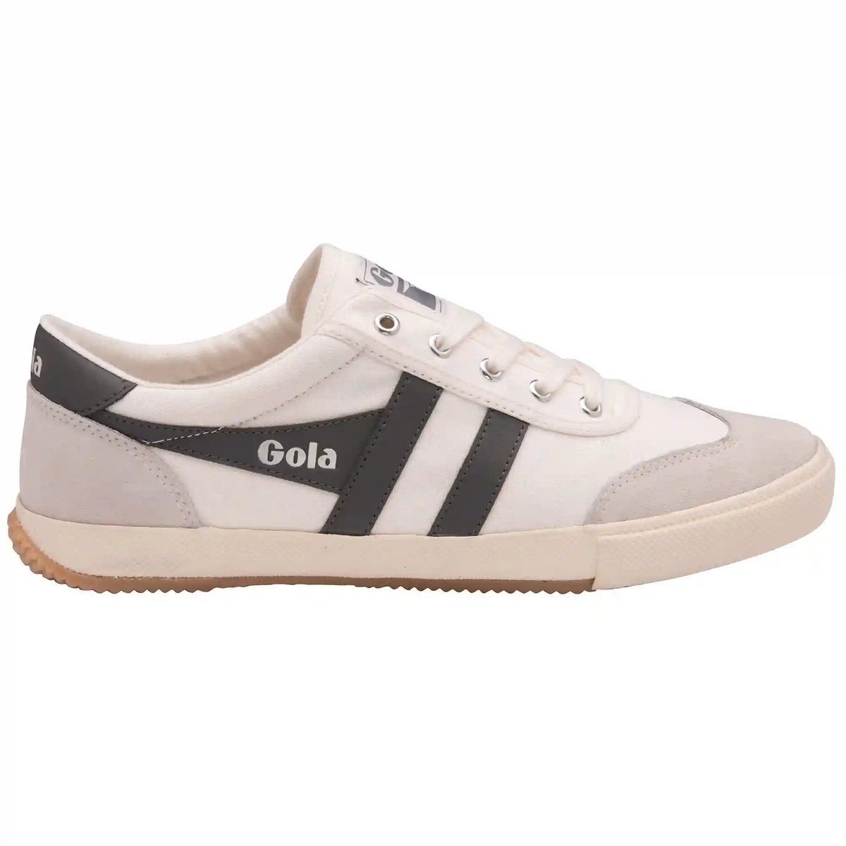 Gola Classics Men's Badminton Plimsoll Sneakers - Off White/Shadow