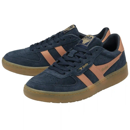 Gola Classics Women's Hawk Suede '86 Sneakers - Navy/Terracotta/Gum