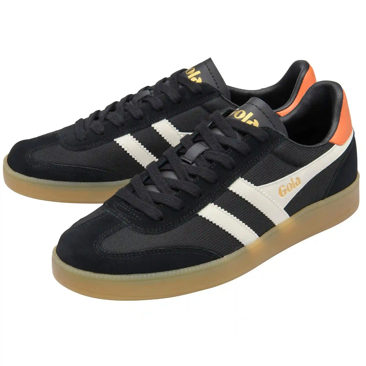 Gola Classics Men's Viper Mesh Sneakers - Black/Off White/Moody Orange/Gum