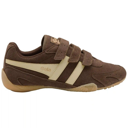 Gola Classics Women's Connect Suede Strap Sneakers - Otter/Buttermilk/Gum
