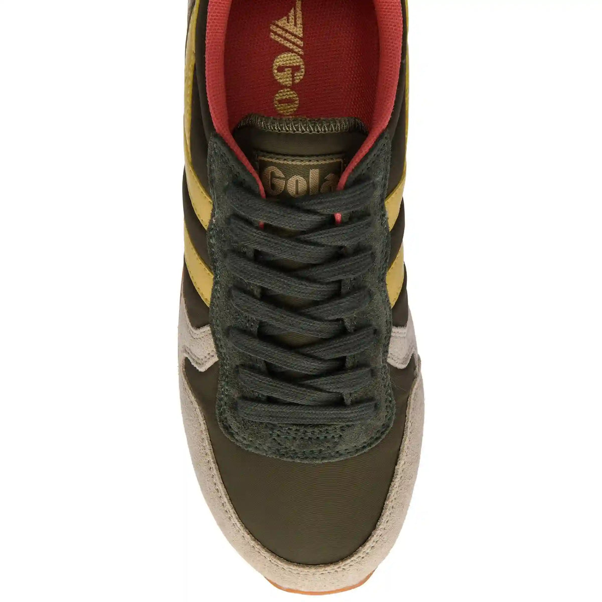 Gola Classics Women's Daytona Chute Sneakers - Dark Khaki/Bone/Pollen