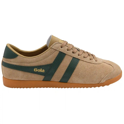 Gola Classics Women's Bullet Suede Sneakers - Light Caramel/Evergreen/Gum