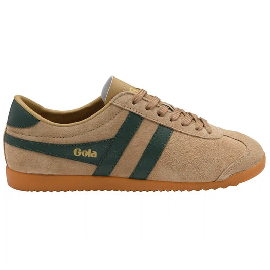 Gola Classics Women's Bullet Suede Sneakers - Light Caramel/Evergreen/Gum