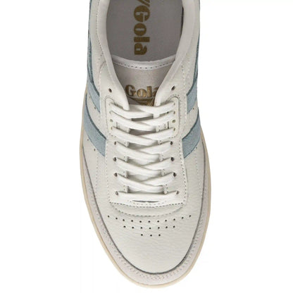 Gola Classics Women's Falcon Sneakers - White/Powder Blue/Lily