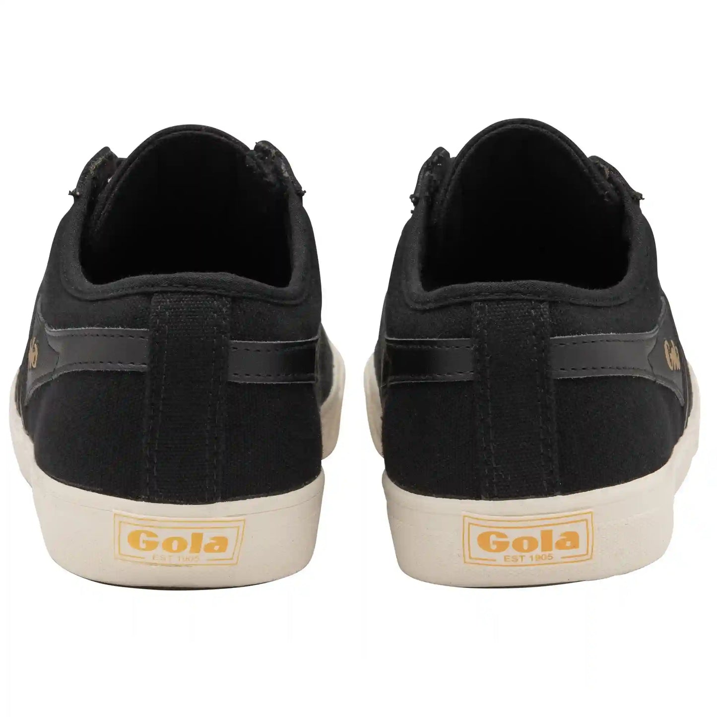 Vegan Gola Classics Men's Comet Plimsoll Sneakers - Black/Black/Off White