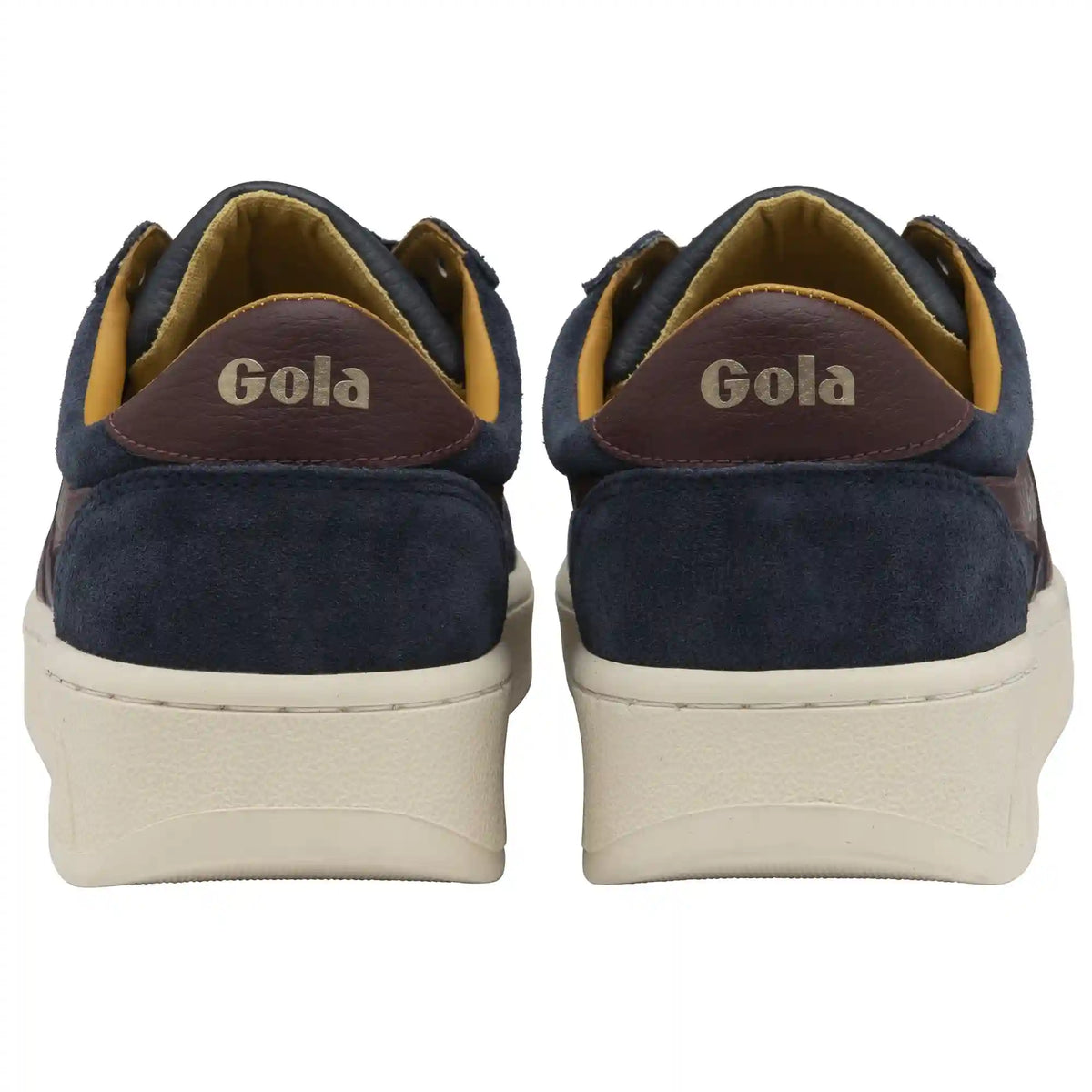 Gola Classics Men's Grandslam Suede Sneakers - Navy/Burgundy/Sun