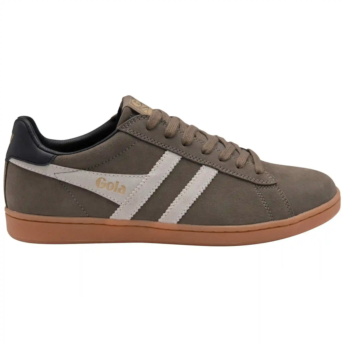 Gola Classics Men's Equipe II Suede Sneakers - Urban Moss/Off White/Black