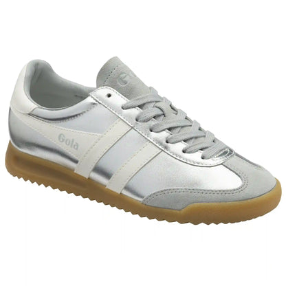 Gola Classics Women's Torpedo Glimmer Sneakers - Silver/Off White