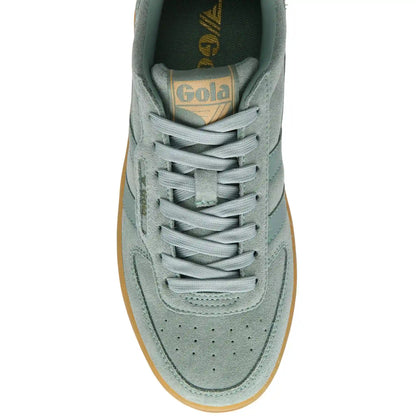 Gola Classics Women's Hawk Suede '86 Sneakers - Green Mist/Gum