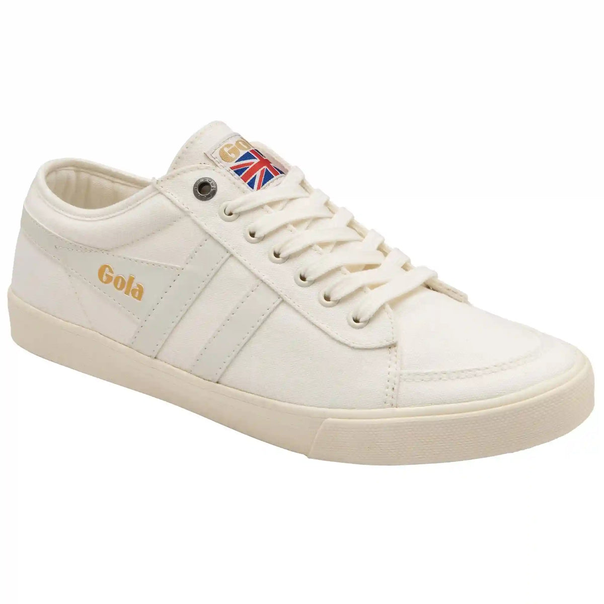 Vegan Gola Classics Men's Comet Plimsoll Sneakers - Off White/Off White/Off White