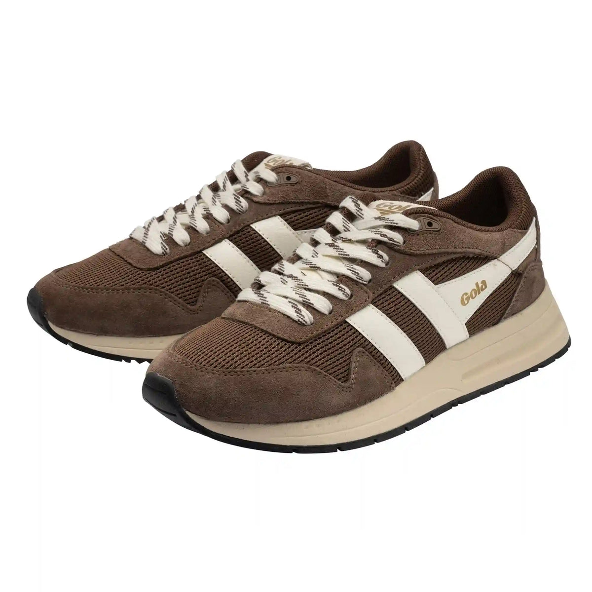 Gola Classics Women's Delta Sneakers - Otter/Off White