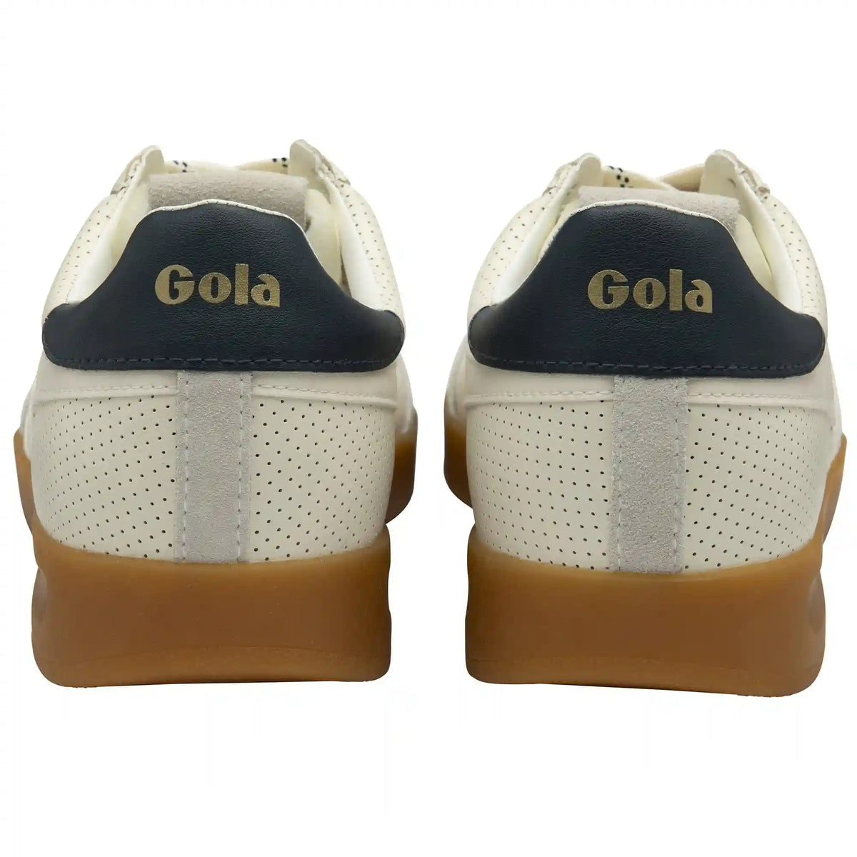 Gola Classics Men's Cyclone Leather '76 Sneakers - Off White/Navy/Gum