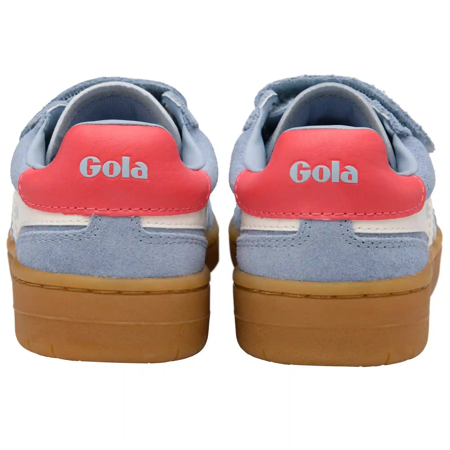 Gola Classics Kids' Viper Strap Sneakers - Air/White/Coral/Gum