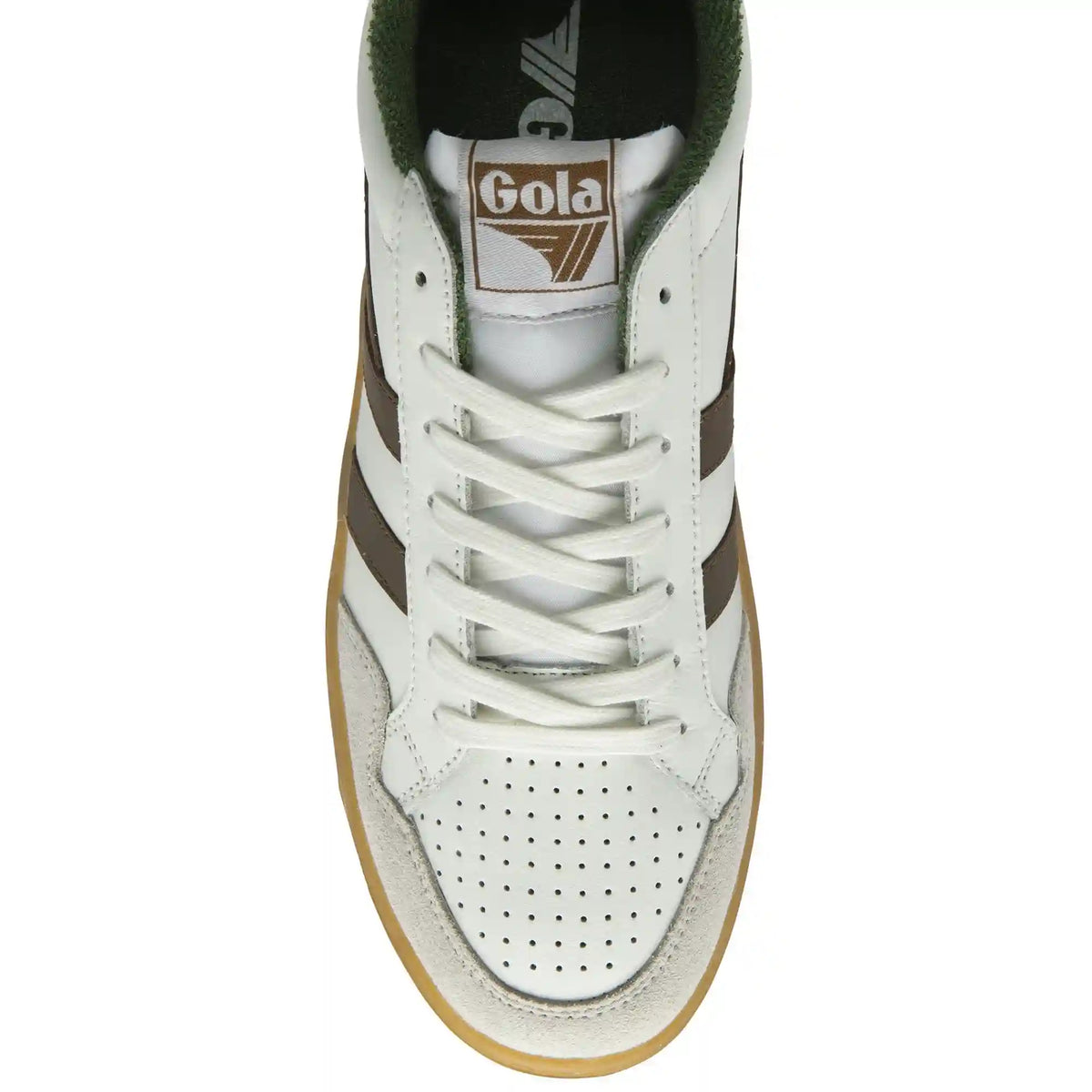 Gola Classics Men's Eagle '86 Sneakers - White/Otter/Evergreen/Gum