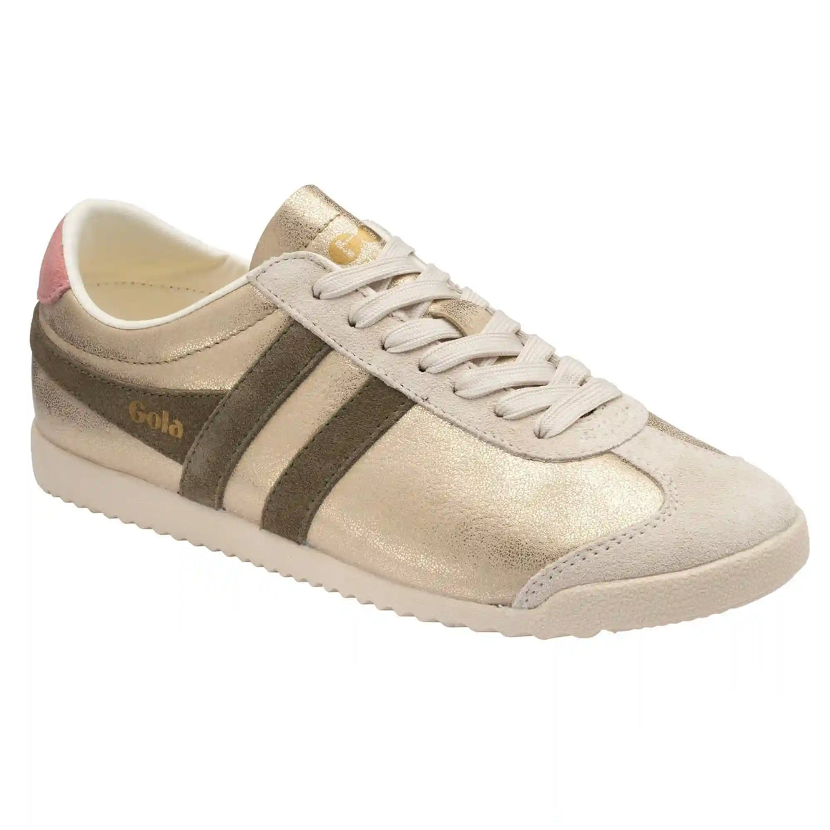 Gola Classics Women's Bullet Blaze Sneakers - Gold/Khaki/Coral Pink