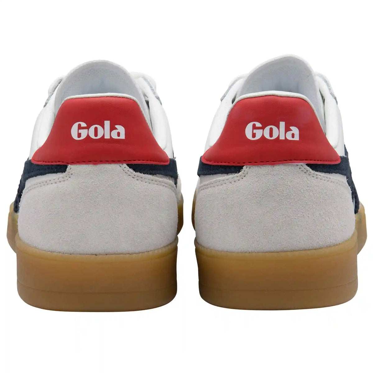 Gola Classics Men's Viper Leather Sneakers - White/Navy/Red/Gum