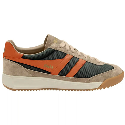 Gola Classics Men's Tornado '88 Mesh Sneakers - Dark Khaki/Bone/Moody Orange