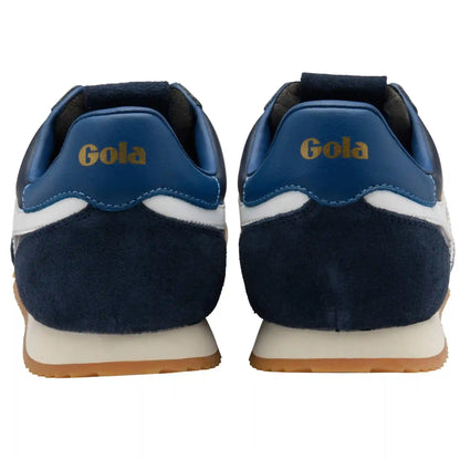 Gola Classics Men's Europa Leather Sneakers - Navy/White/Marine Blue