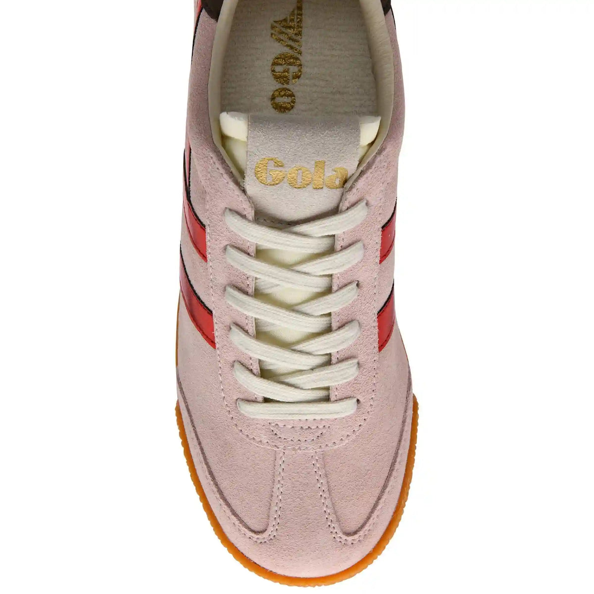 Gola Classics Women's Elan Glitz Sneakers - Rose/Red/Dark Brown