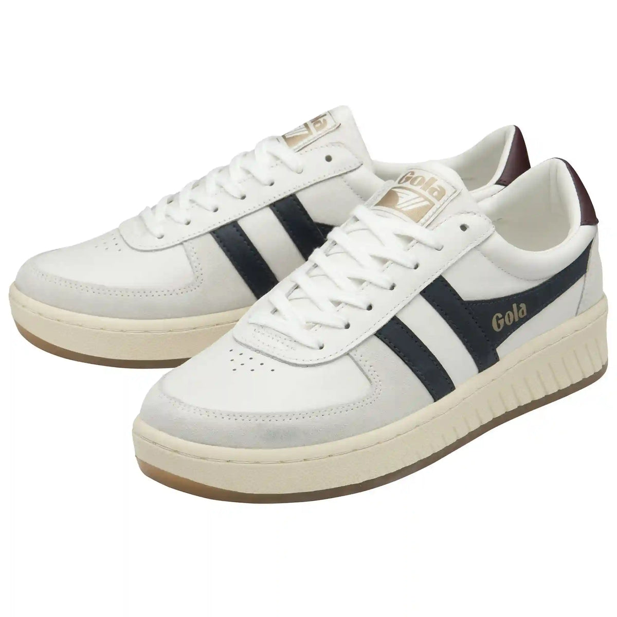 Gola Classics Men's Grandslam Classic Sneakers - White/Navy/Burgundy