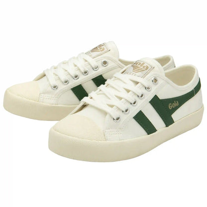Vegan Gola Classics Women's Coaster - Off White/Green