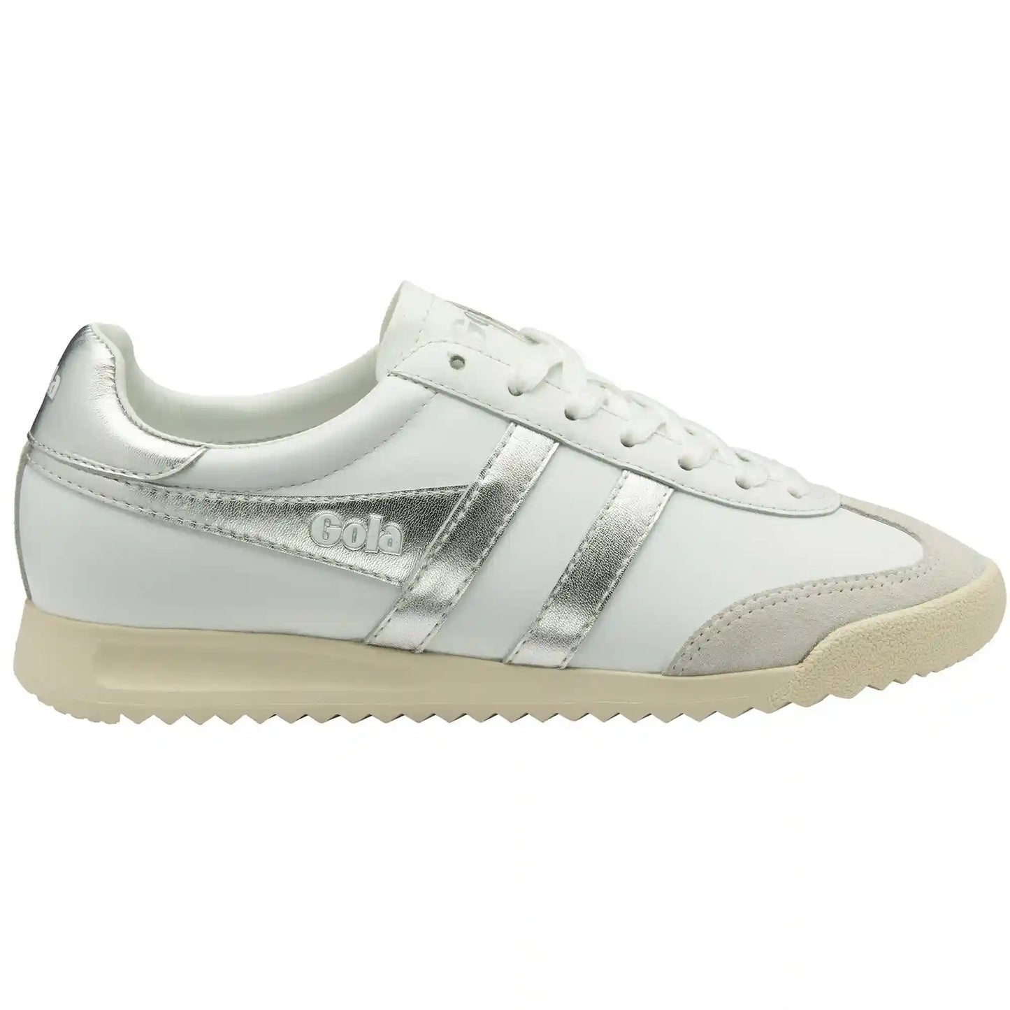 Gola Classics Women's Torpedo Mirror Sneakers - White/Silver/Off White